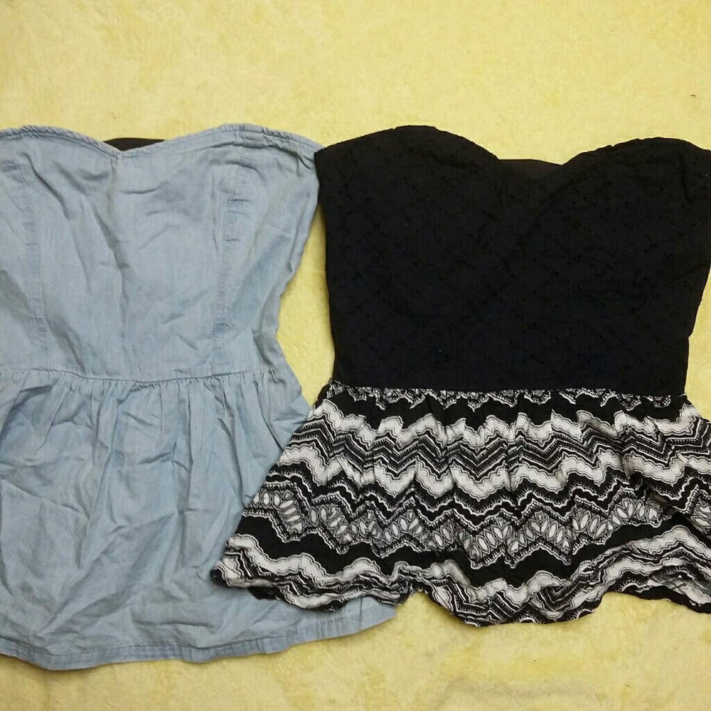 NWOT 2 Kendall & kylie bustier tops bundle